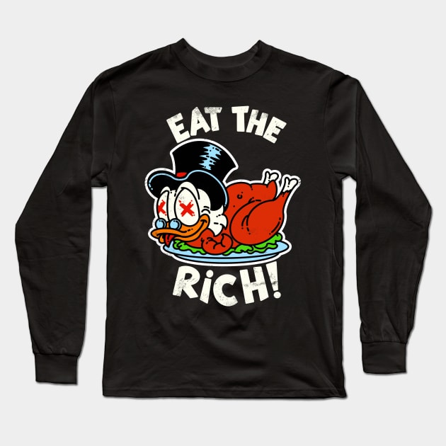 EAT THE RICH! Long Sleeve T-Shirt by blairjcampbell